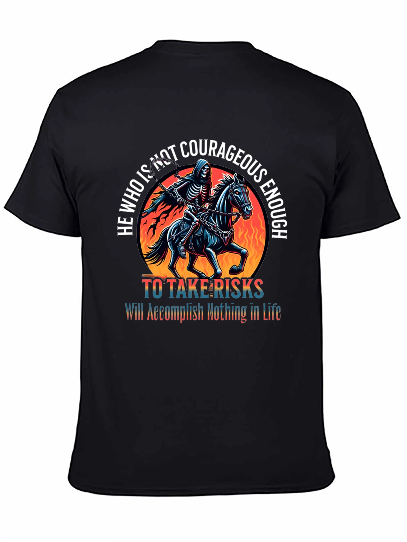 Courageous Reaper Rider Graphic Tee