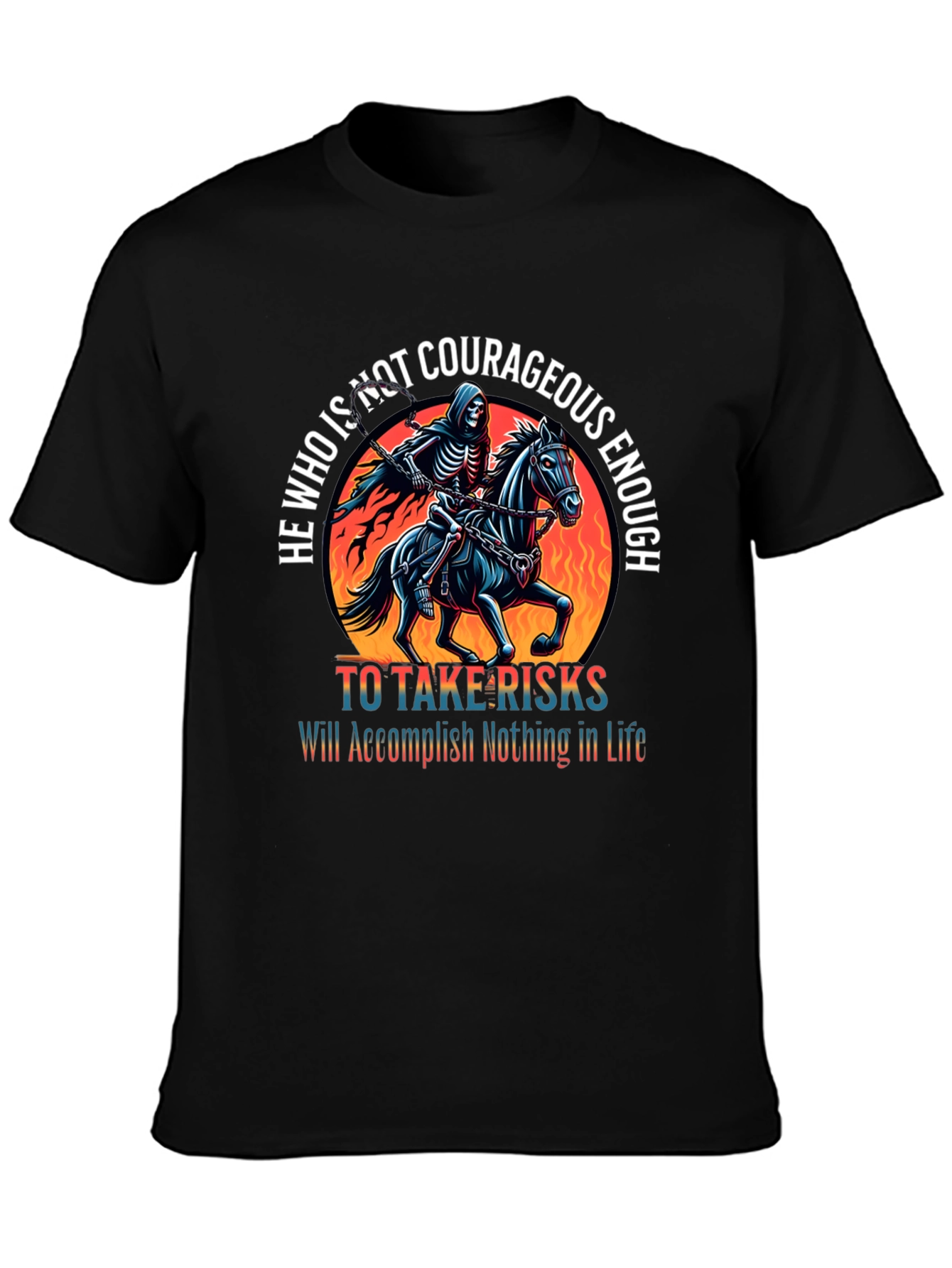 Courageous Reaper Rider Graphic Tee