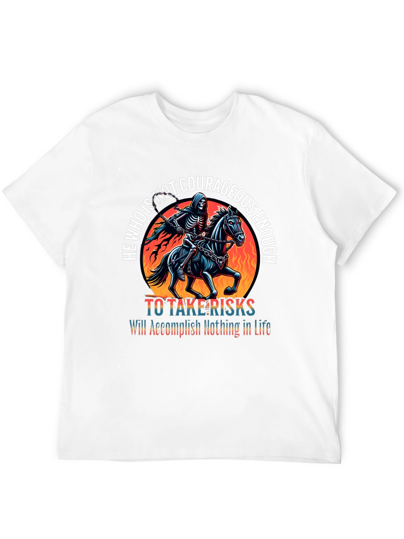 Courageous Reaper Rider Graphic Tee