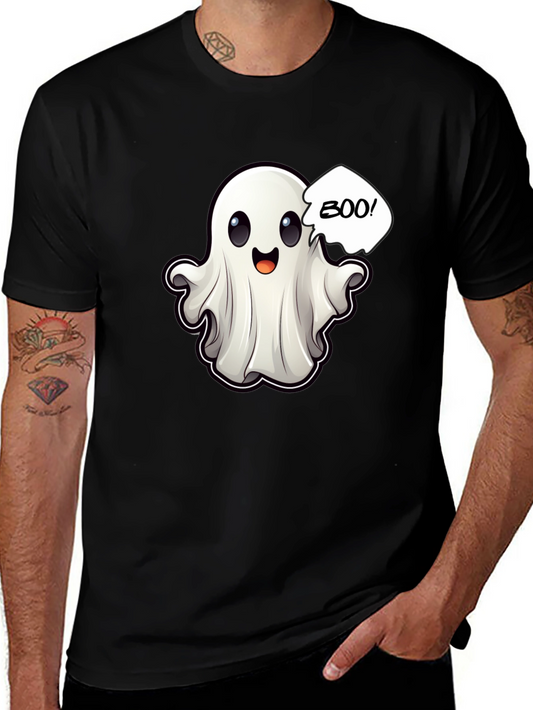 Boo! Ghost Graphic Black T-Shirt