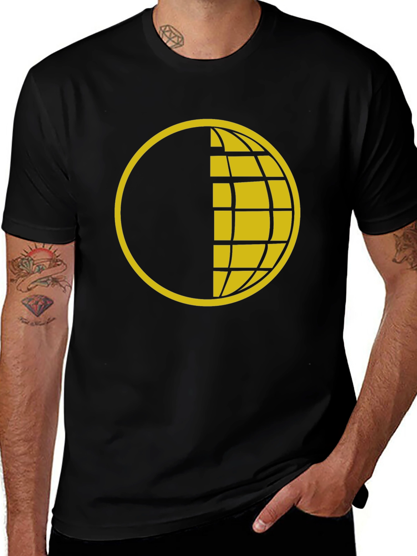 Globe Graphic Tee - Modern Design