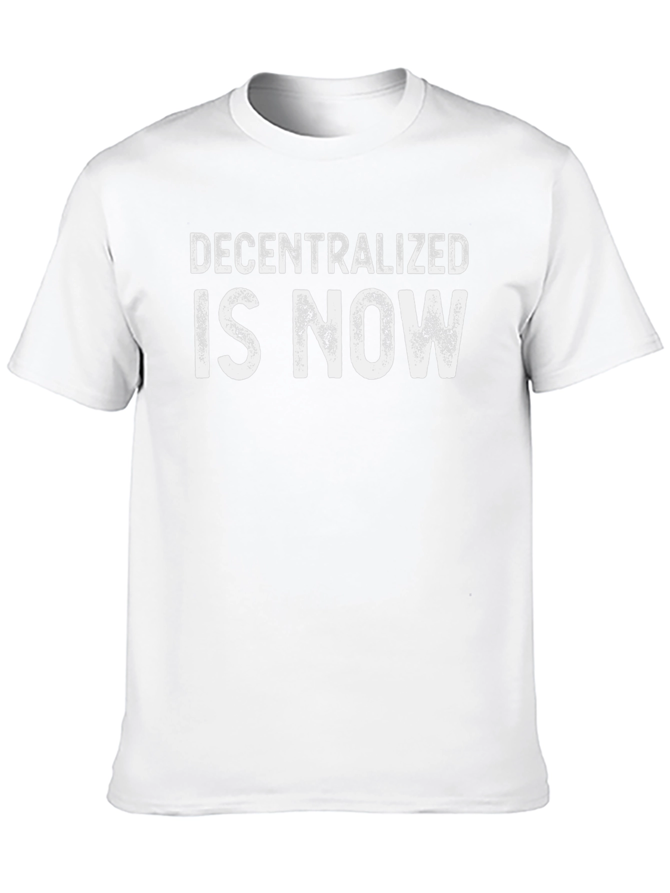 Decentralized Is Now Black Graphic Tee