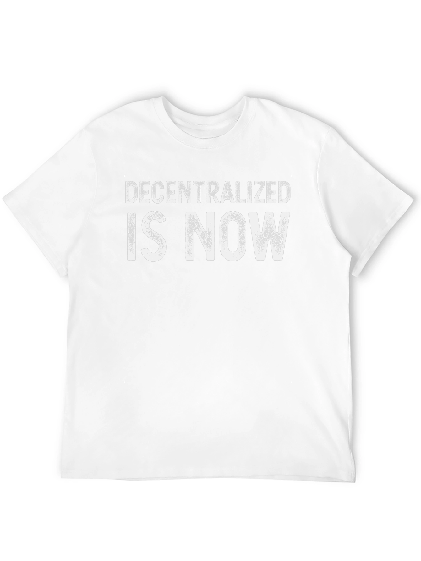 Decentralized Is Now Black Graphic Tee
