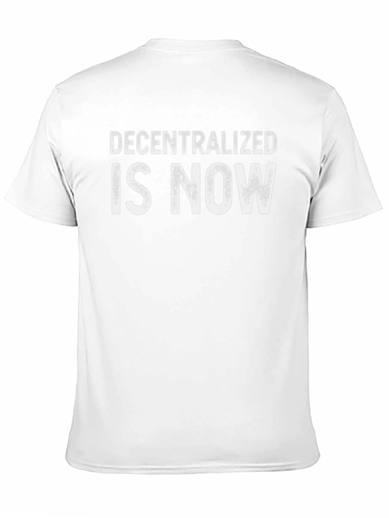 Decentralized Is Now Black Graphic Tee