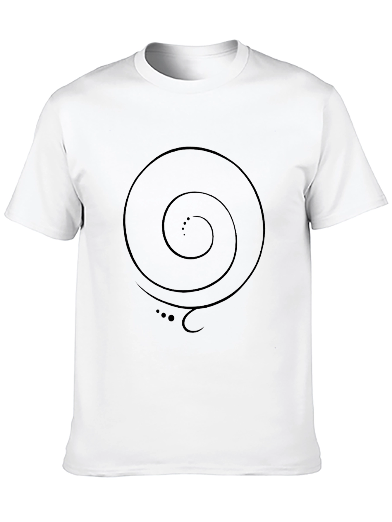 Spiral Graphic T-Shirt - Mens Casual Tee
