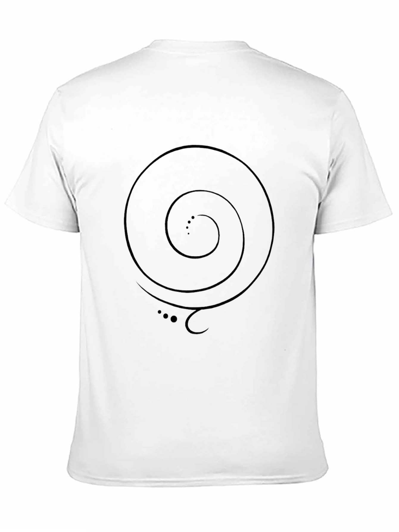 Spiral Graphic T-Shirt - Mens Casual Tee