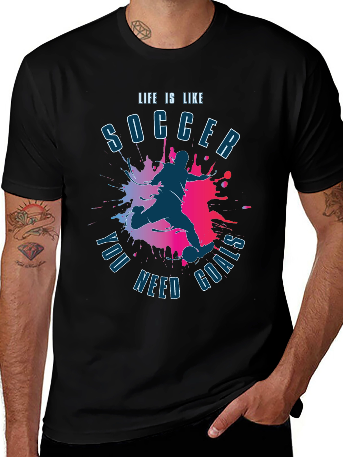 Life is Like Soccer T-Shirt - You Need Goals
