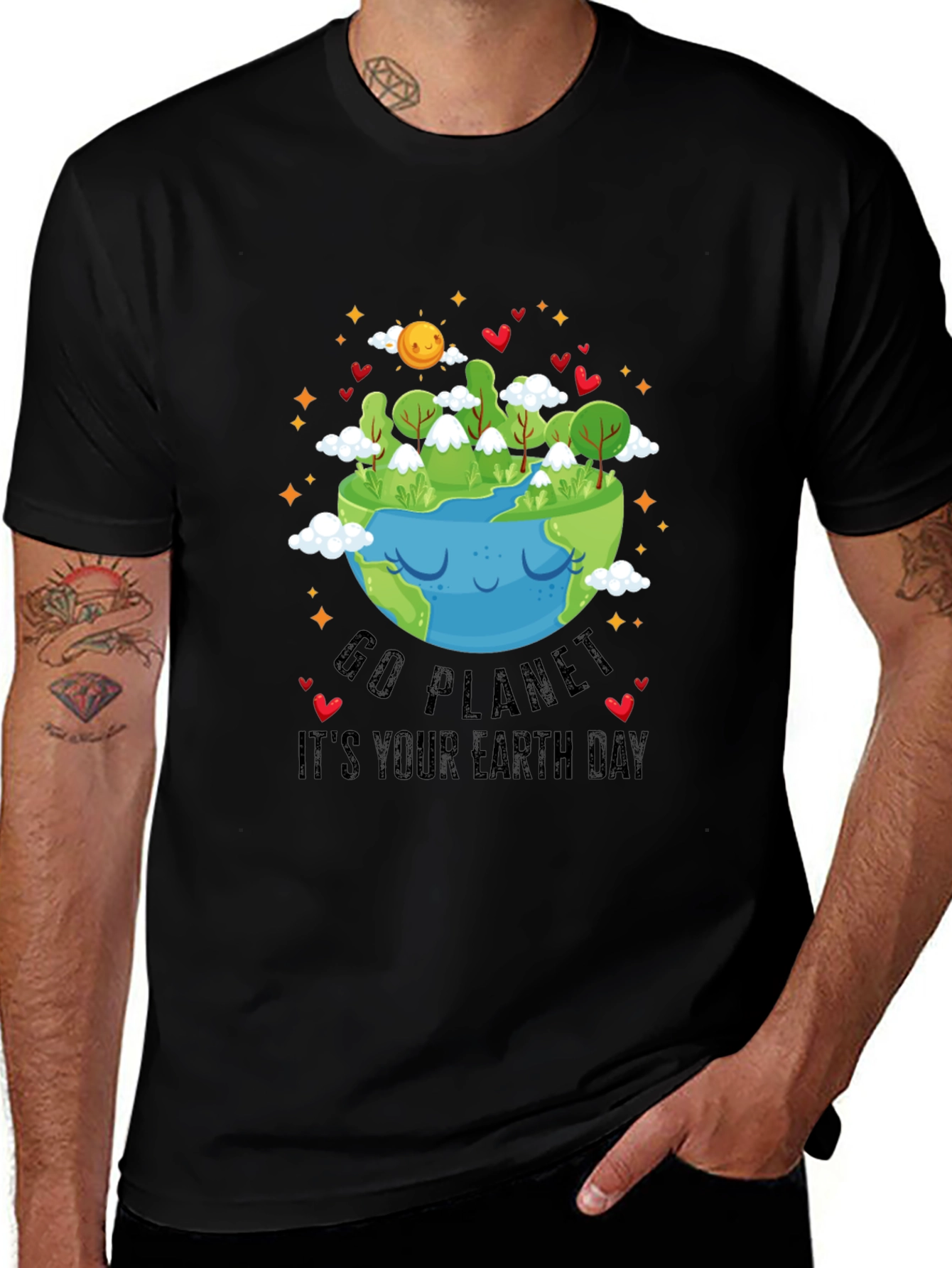 Go Planet Earth Day Graphic Tee