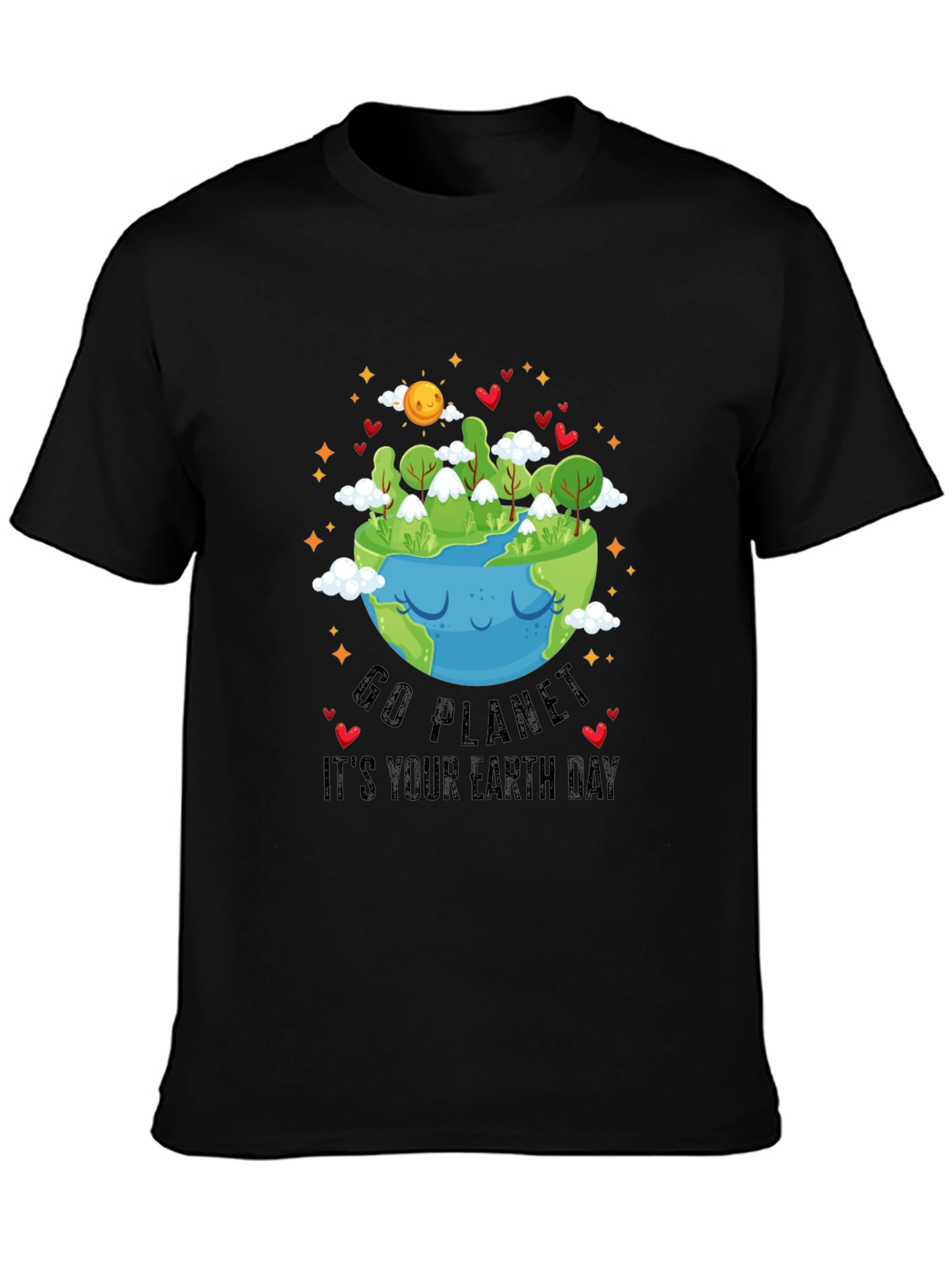 Go Planet Earth Day Graphic Tee