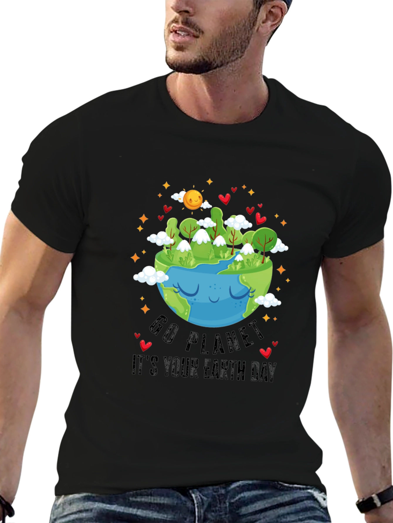 Go Planet Earth Day Graphic Tee