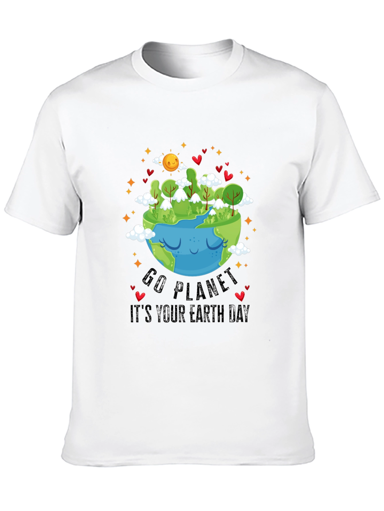 Go Planet Earth Day Graphic Tee