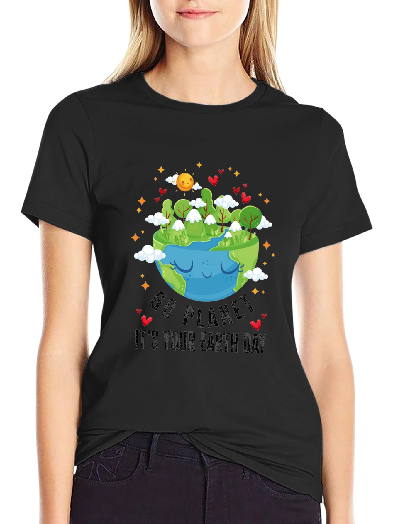 Go Planet Earth Day Graphic Tee