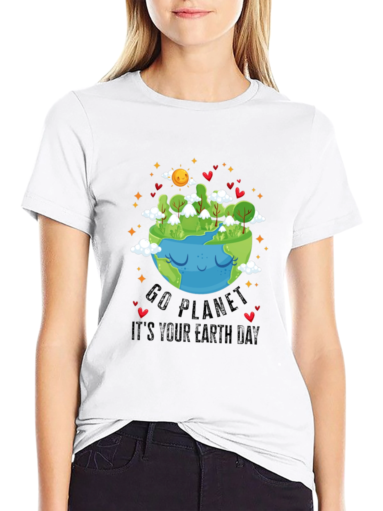 Go Planet Earth Day Graphic Tee
