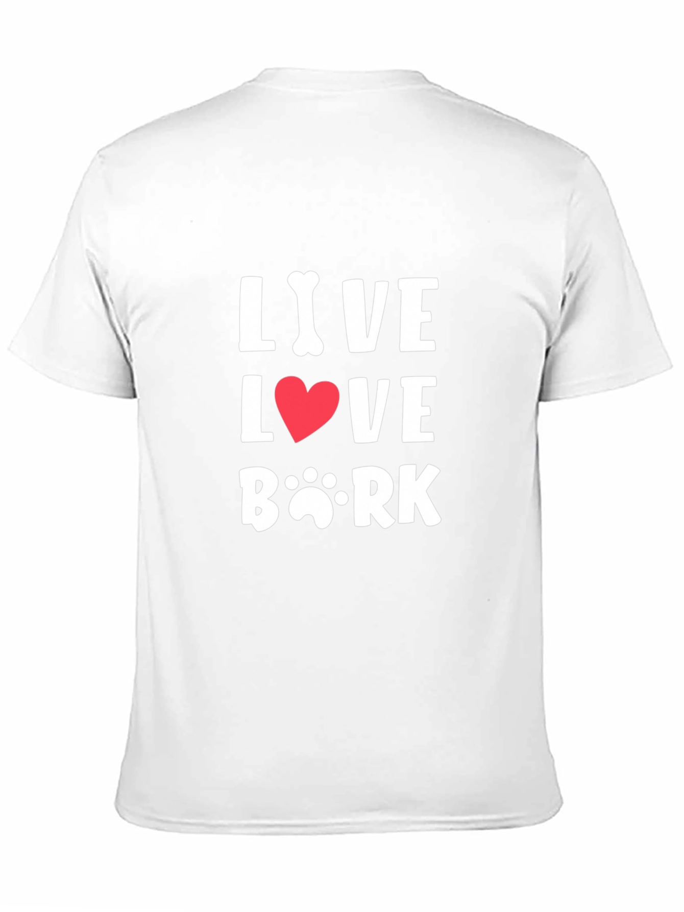 Live Love Bark Black Tee