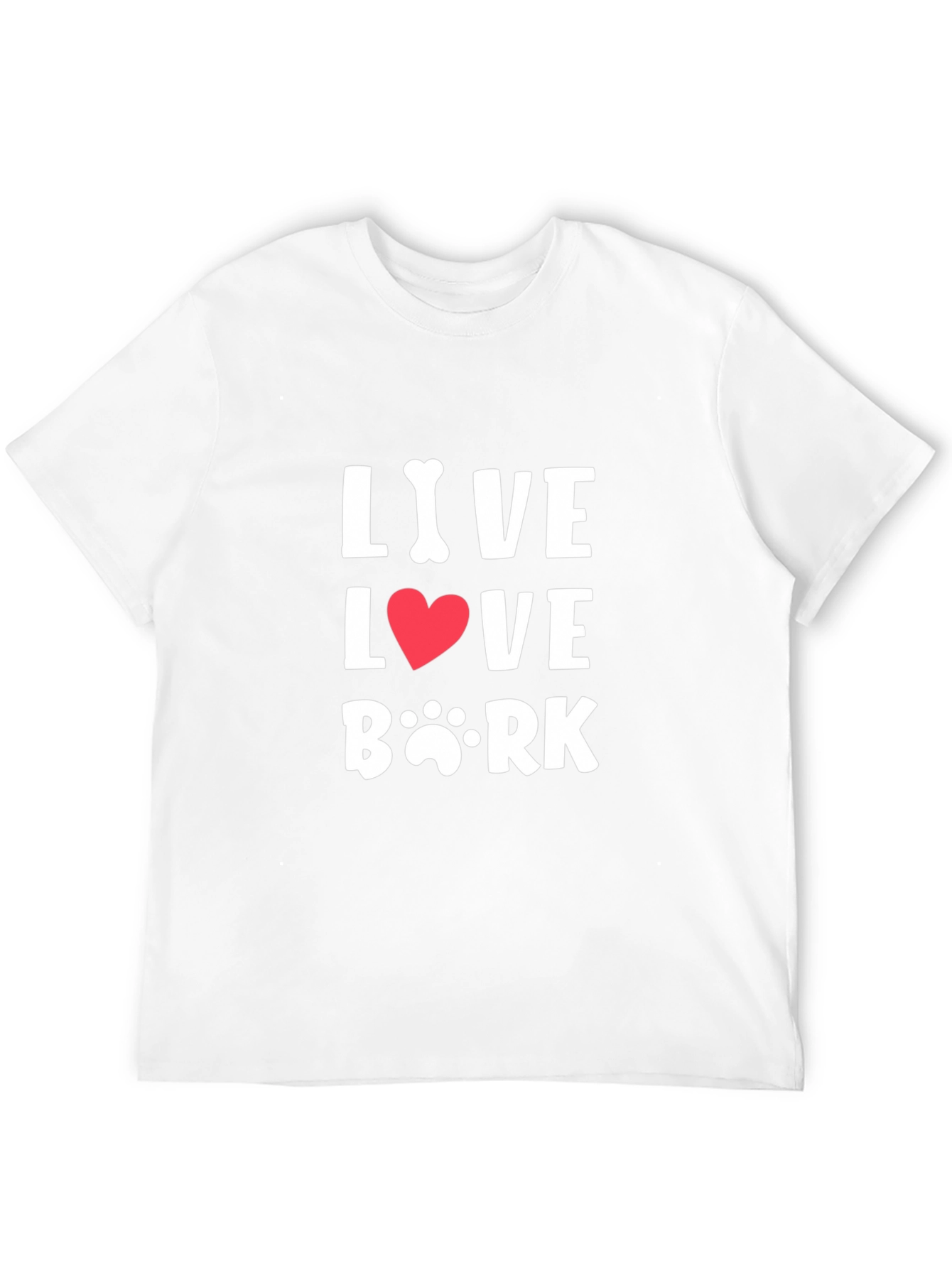 Live Love Bark Black Tee