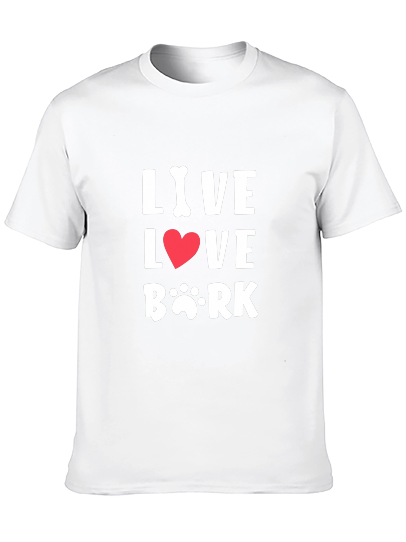 Live Love Bark Black Tee