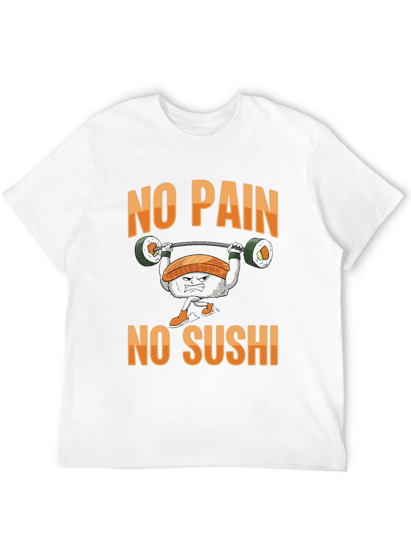 No Pain No Sushi Black T-Shirt