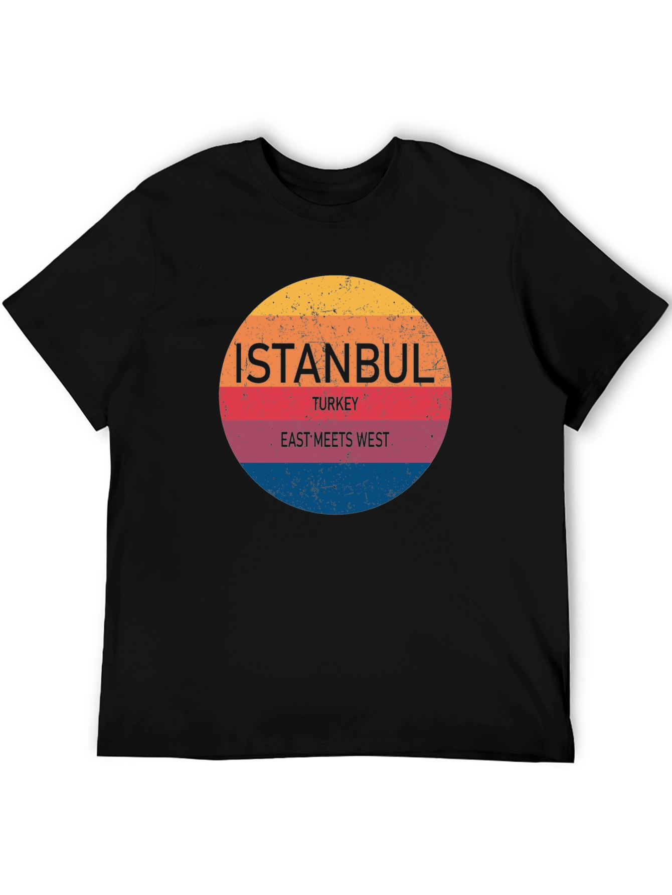 Istanbul Turkey East Meets West Graphic T-Shirt