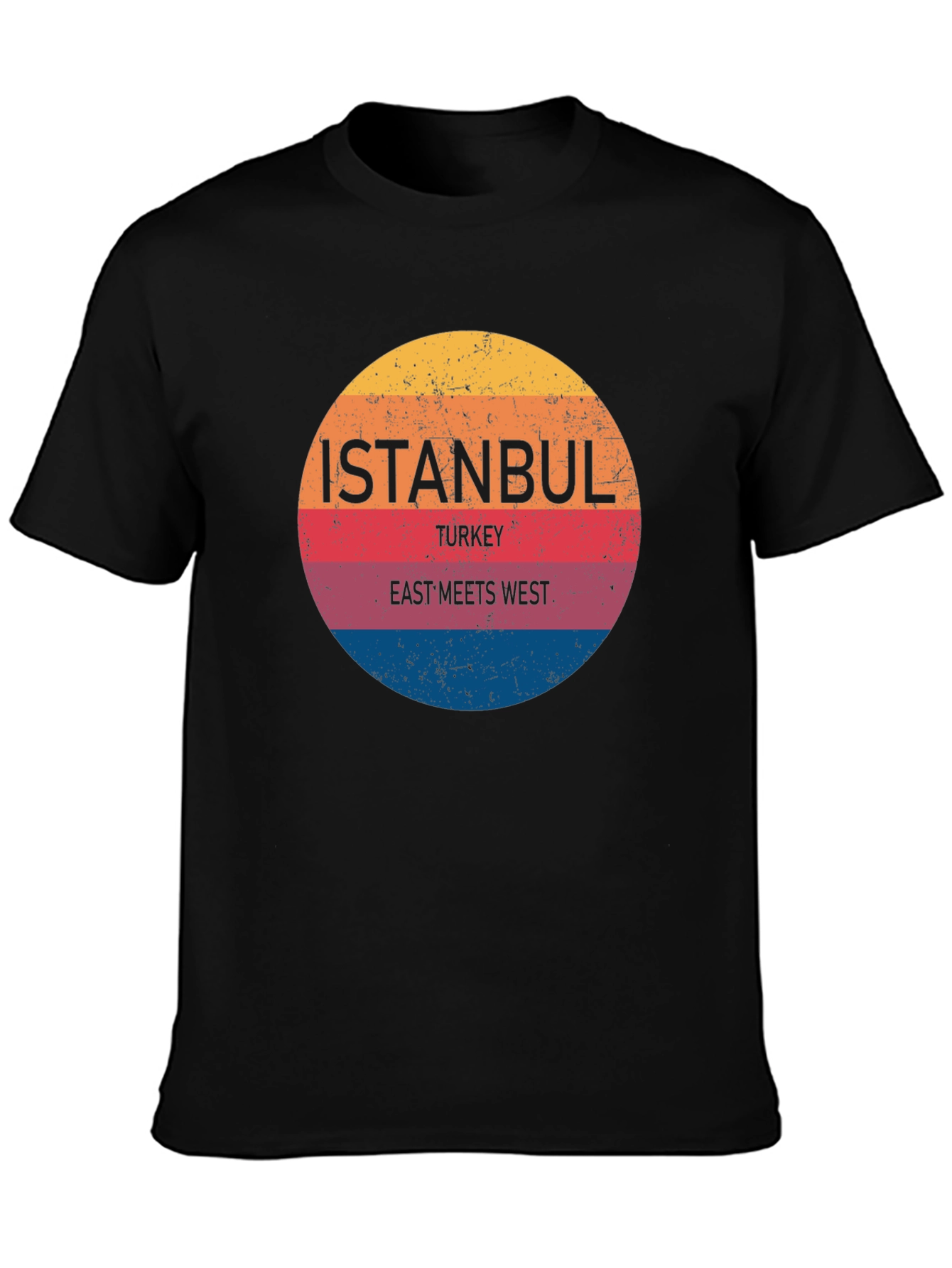Istanbul Turkey East Meets West Graphic T-Shirt