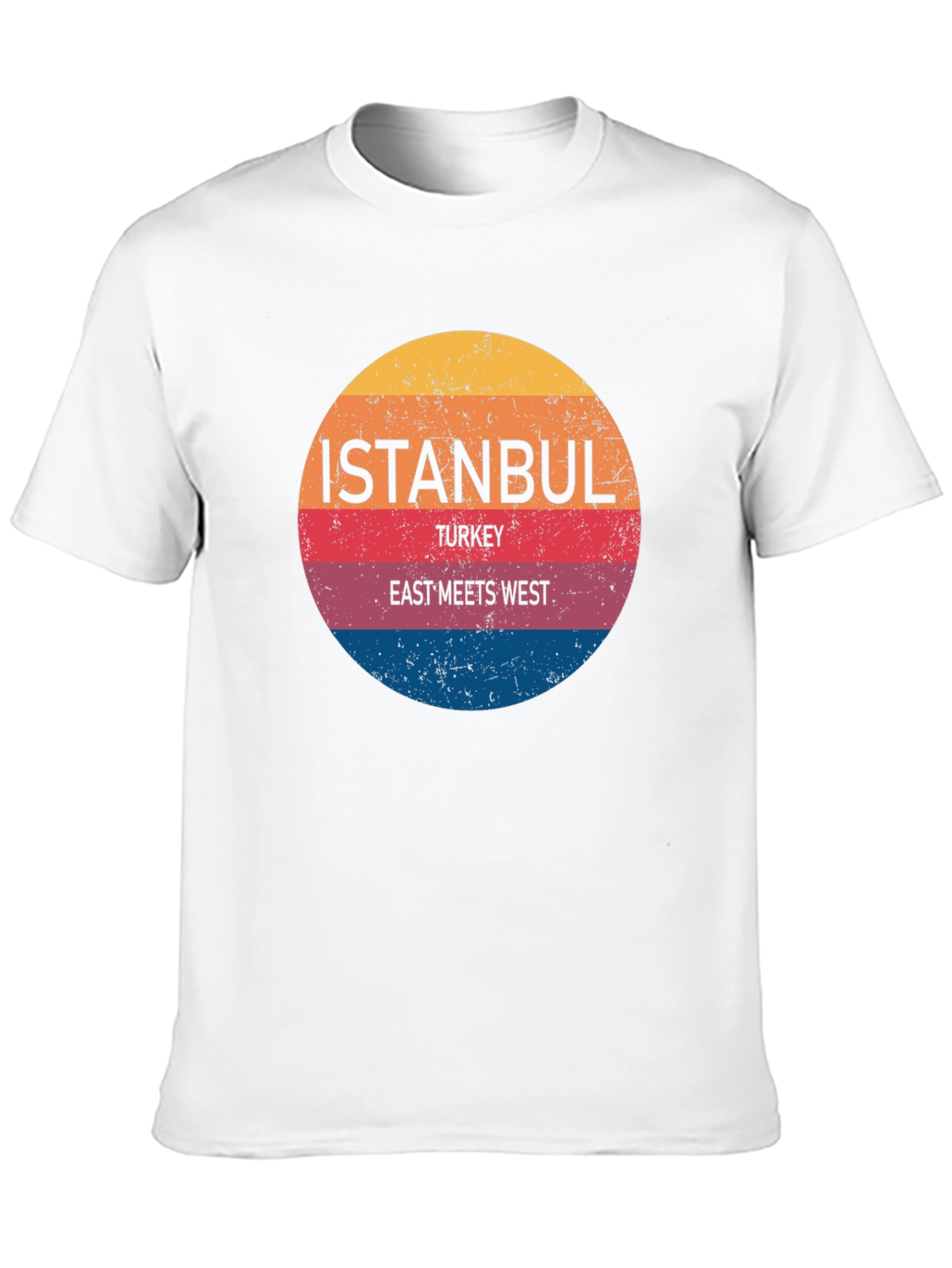 Istanbul Turkey East Meets West Graphic T-Shirt