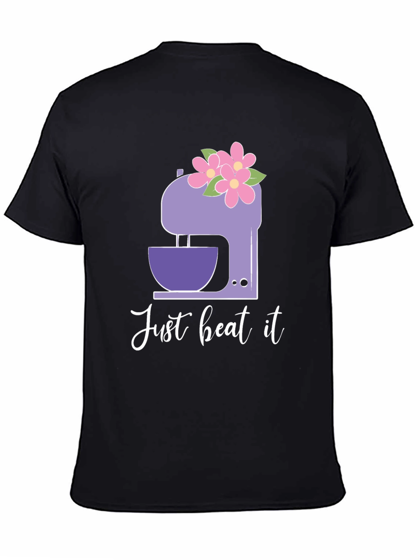 Just Beat It Floral Mixer Graphic Tee