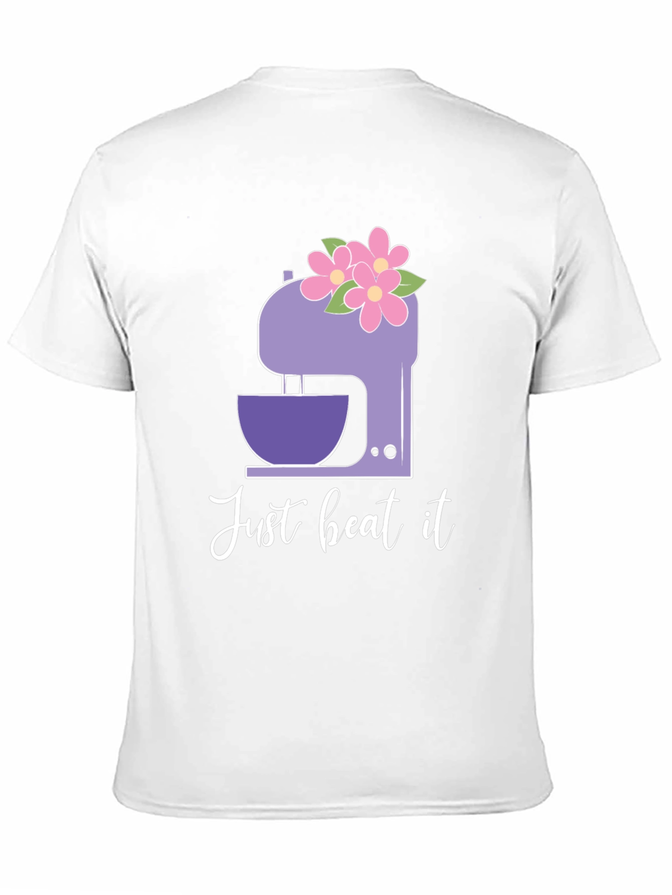 Just Beat It Floral Mixer Graphic Tee