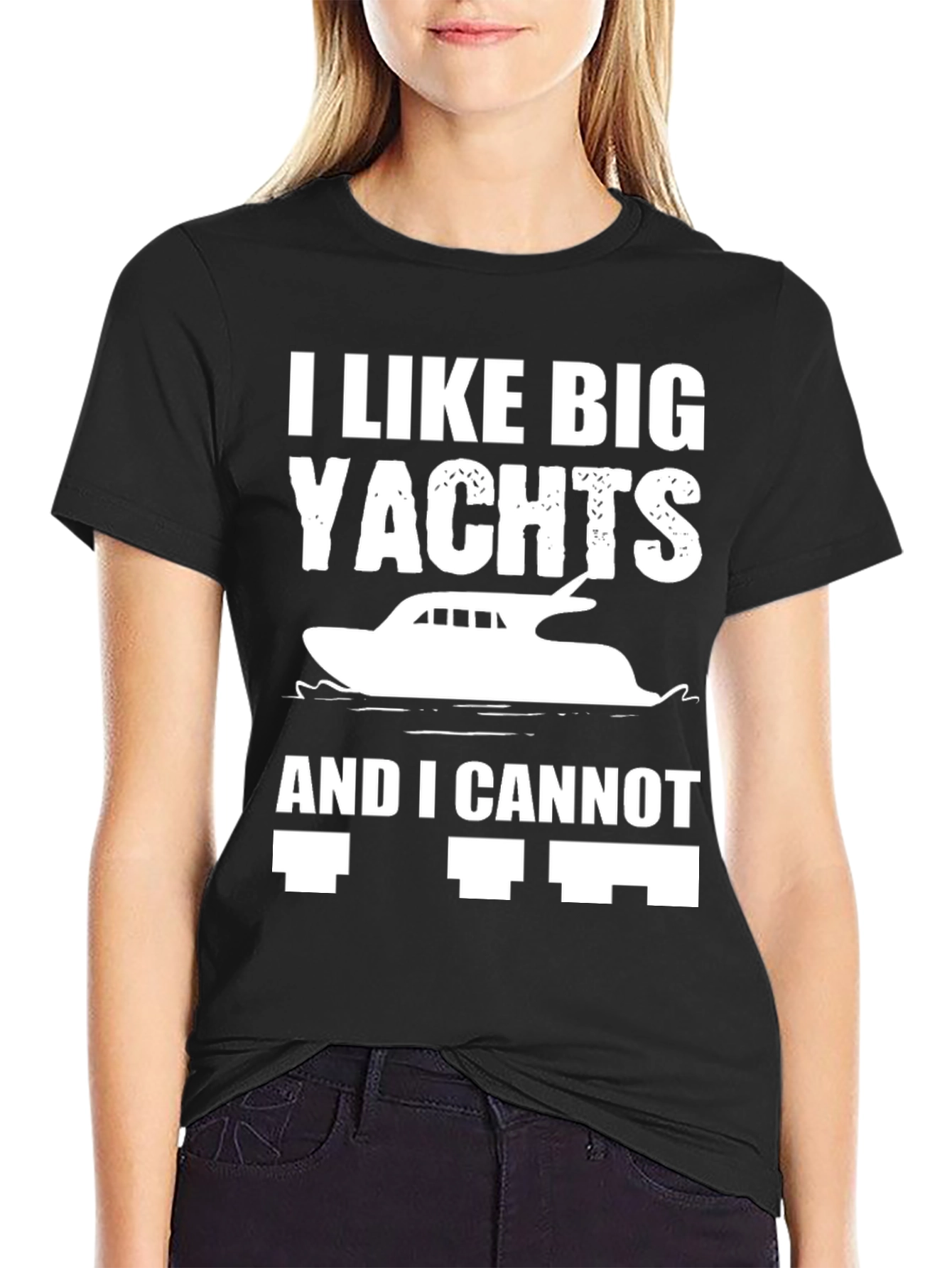I Like Big Yachts Funny Graphic T-Shirt