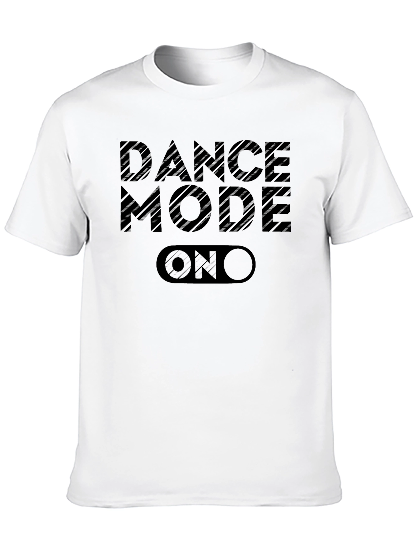 Dance Mode ON T-Shirt - Black Graphic Tee