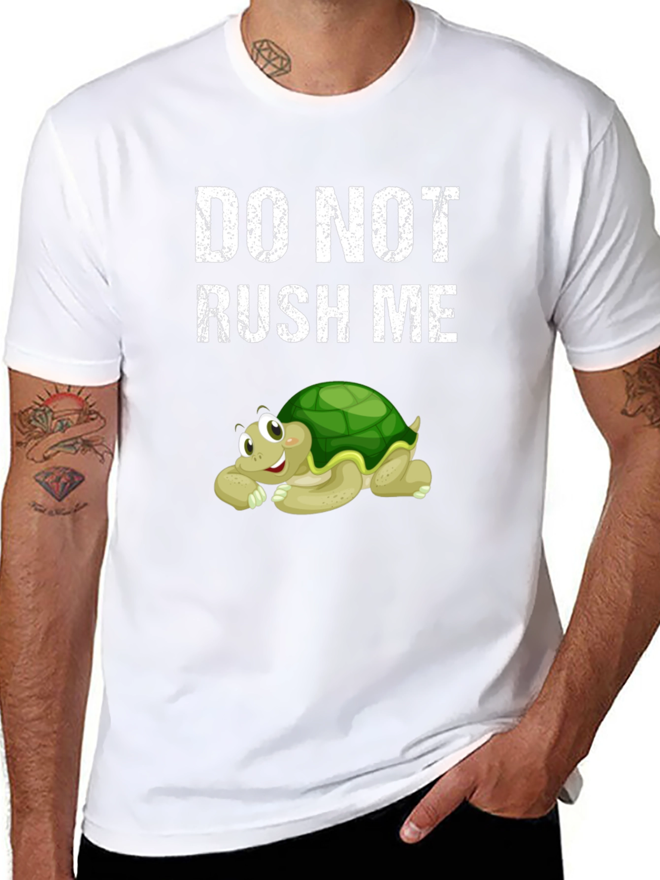 Do Not Rush Me Turtle Graphic Tee