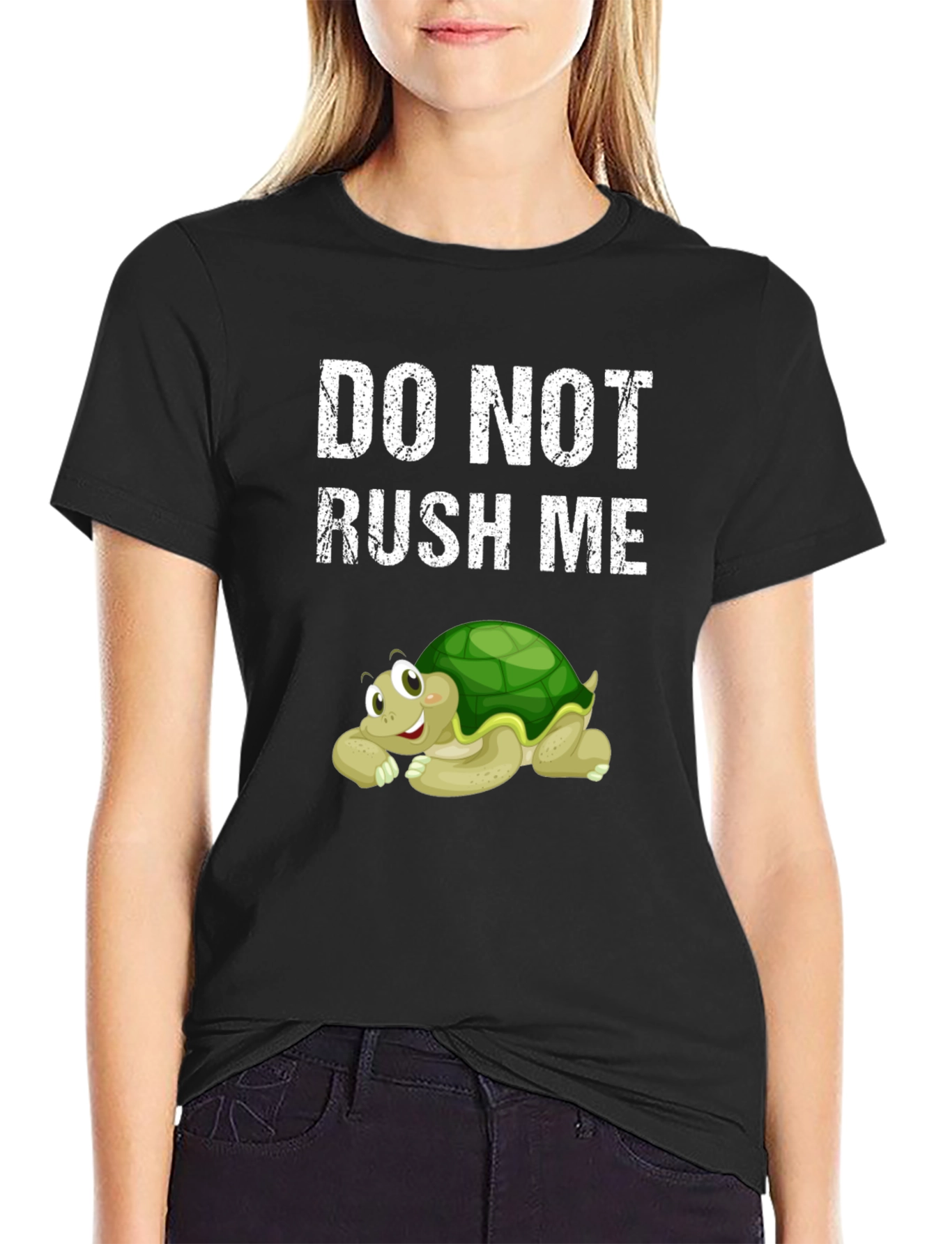 Do Not Rush Me Turtle Graphic Tee