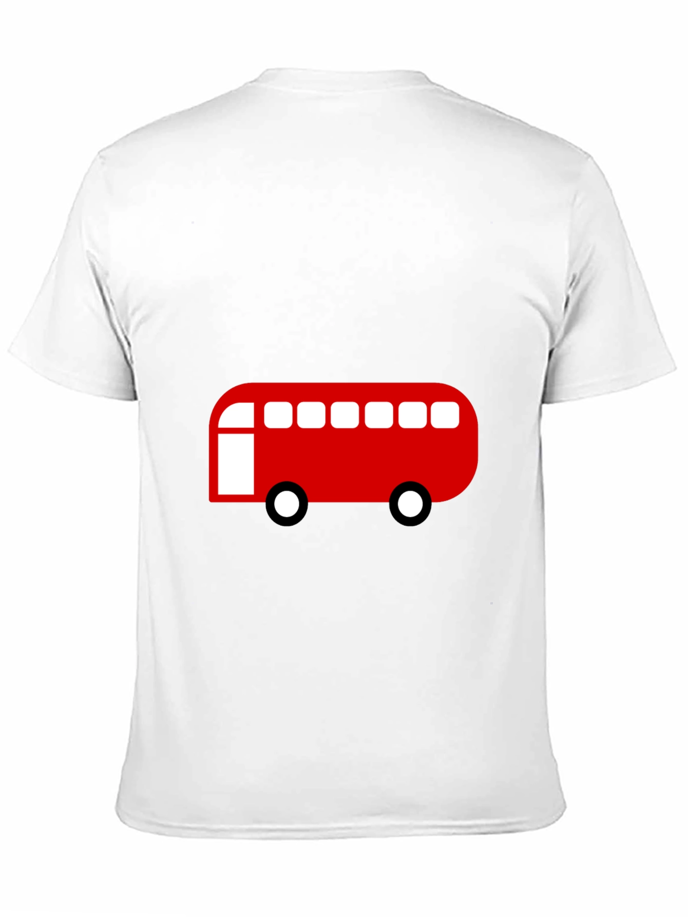Red Bus Graphic Tee - Classic Style