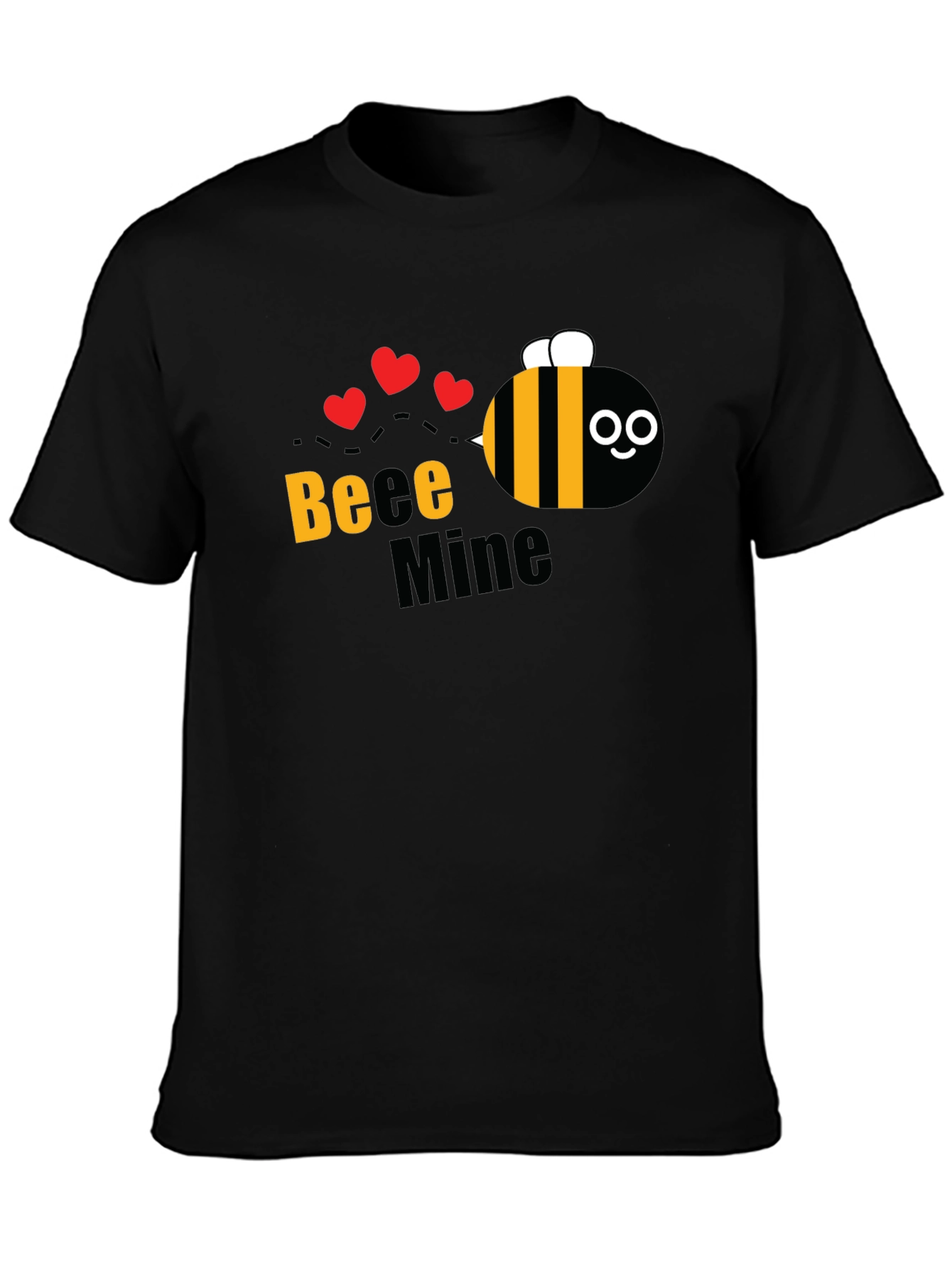 Bee Mine Valentines Day Graphic T-Shirt