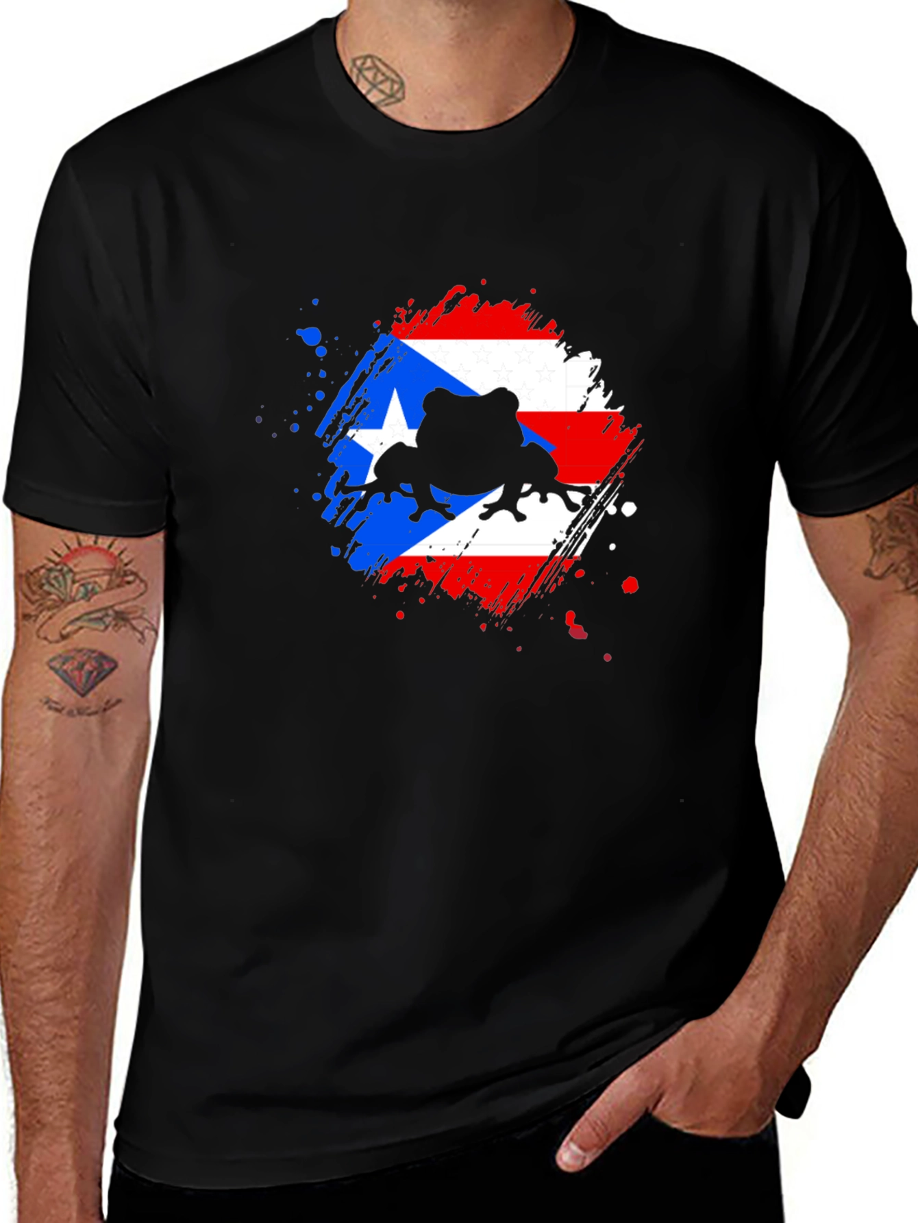 Puerto Rico Flag Coqui T-Shirt