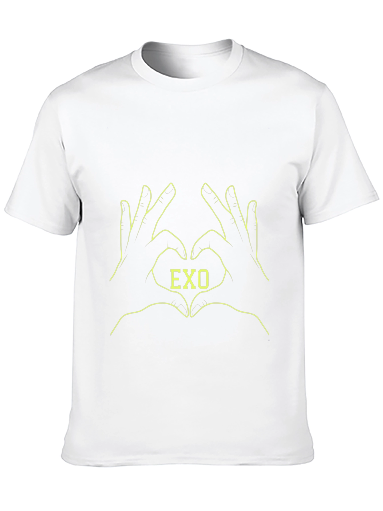 EXO Heart Hands Black T-Shirt