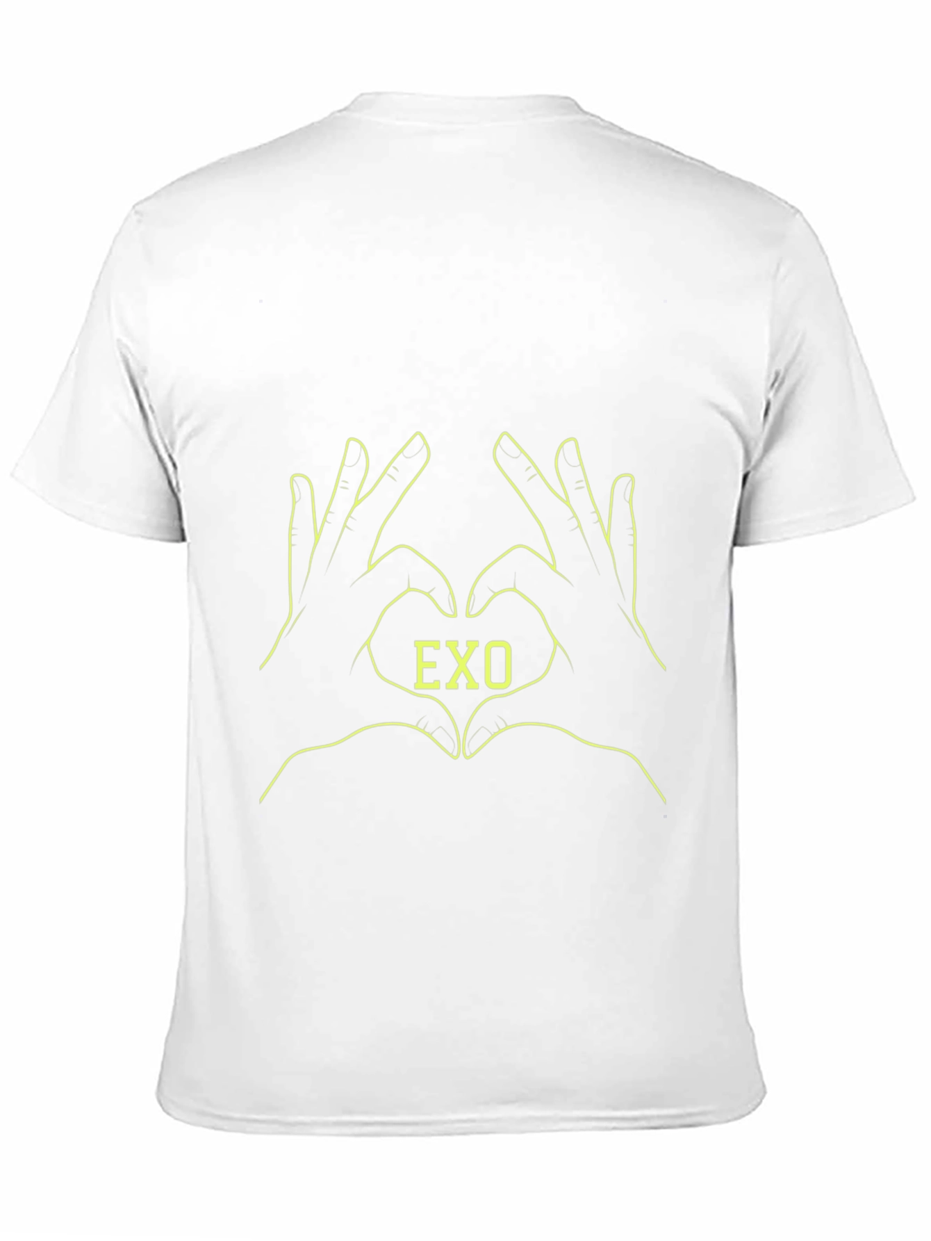 EXO Heart Hands Black T-Shirt