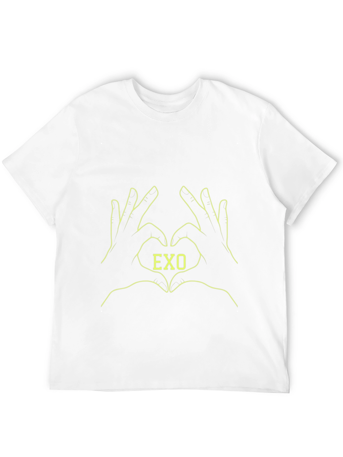 EXO Heart Hands Black T-Shirt