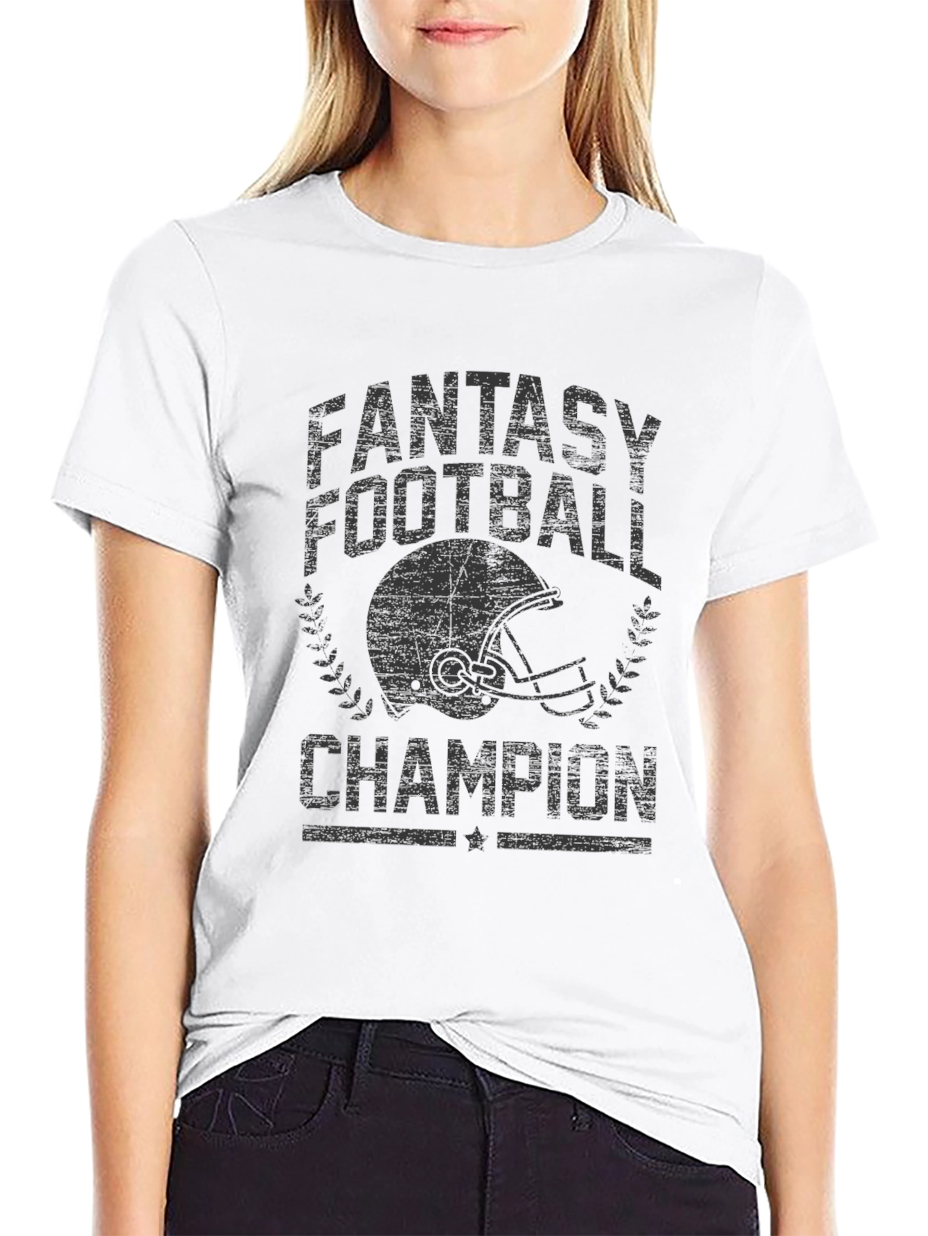Fantasy Football Champion Black T-Shirt