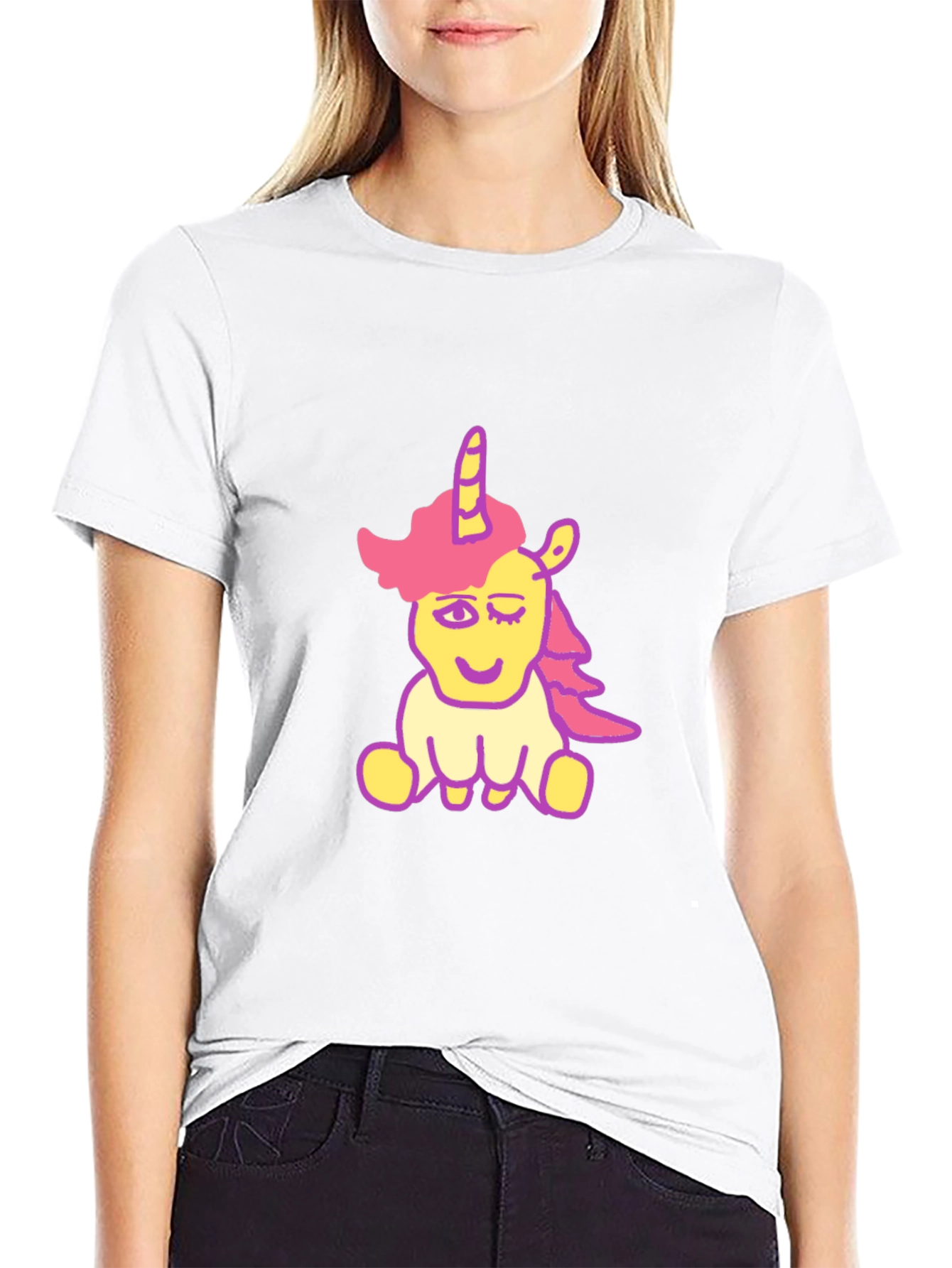 Unicorn Graphic Print T-Shirt