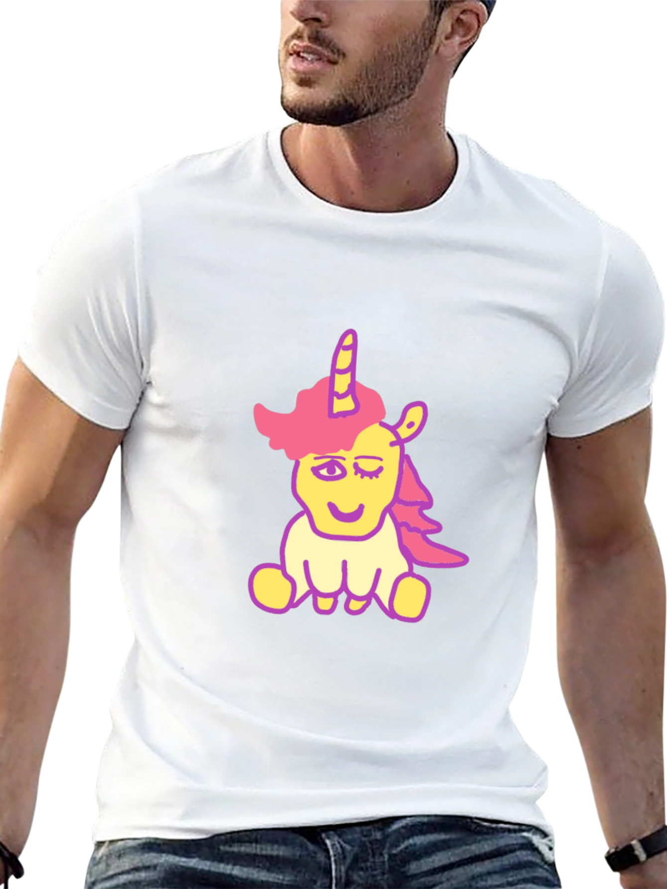 Unicorn Graphic Print T-Shirt