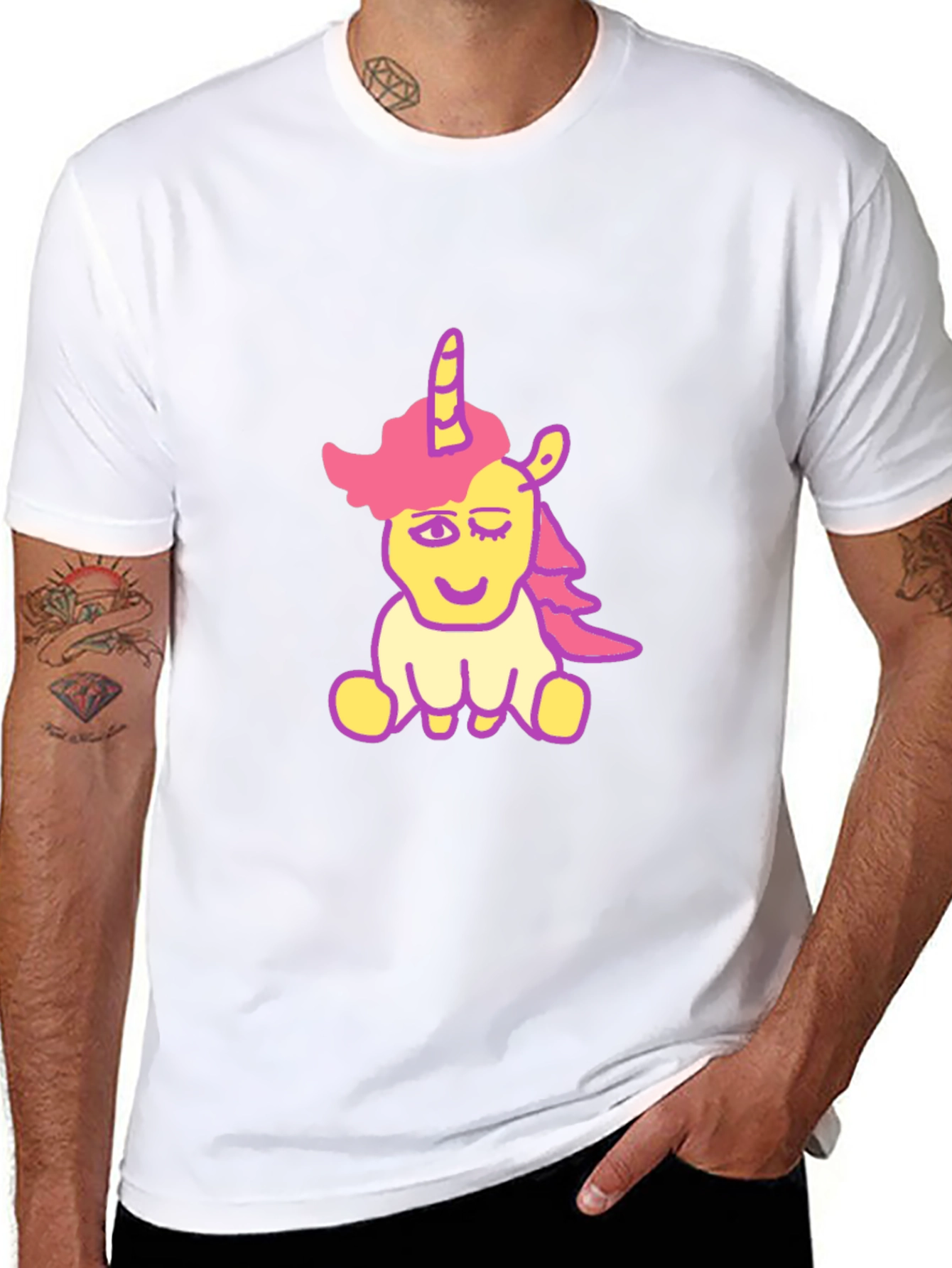 Unicorn Graphic Print T-Shirt