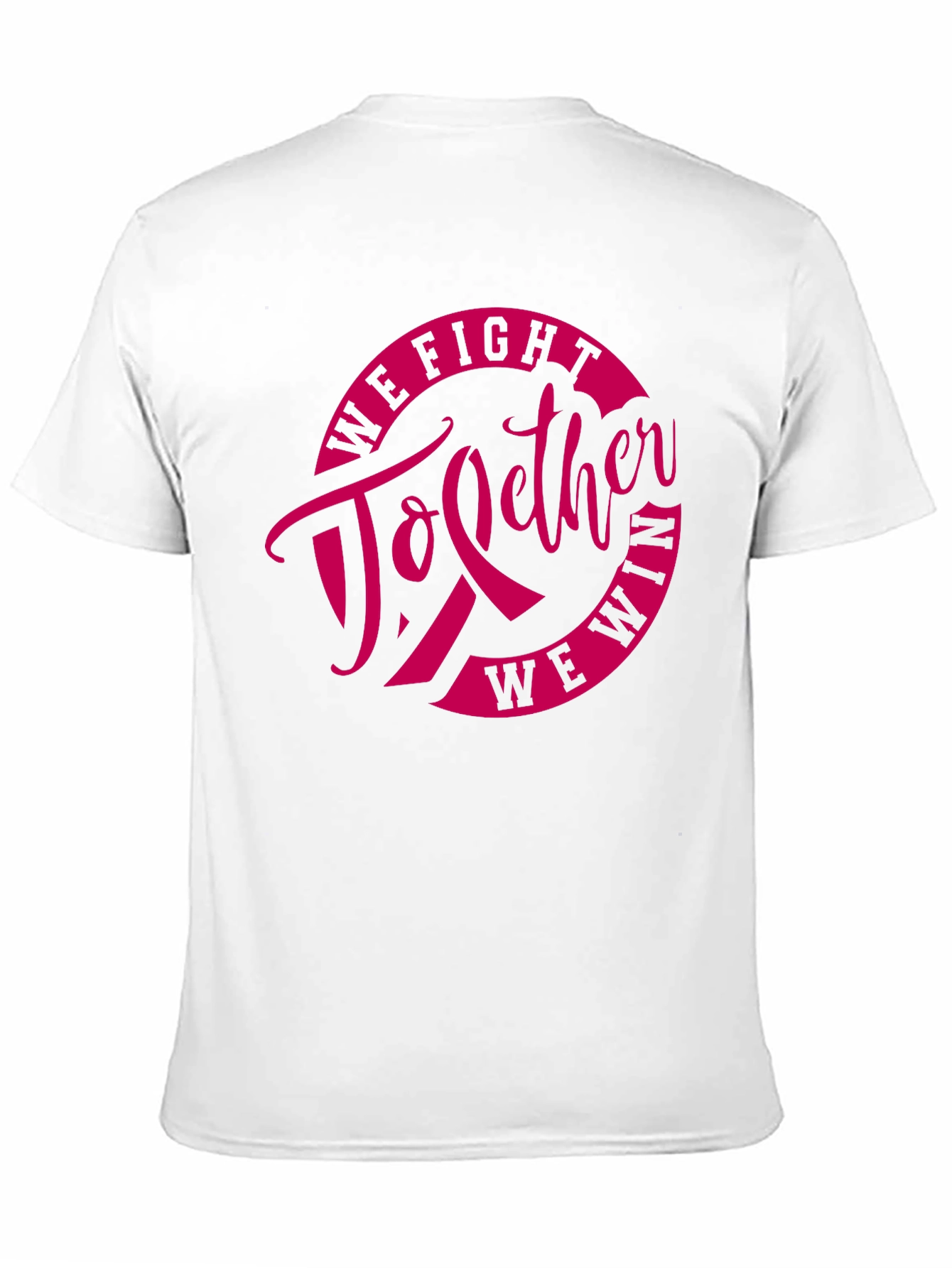 We Fight Together to Win Breast Cancer Awareness T-Shirt
