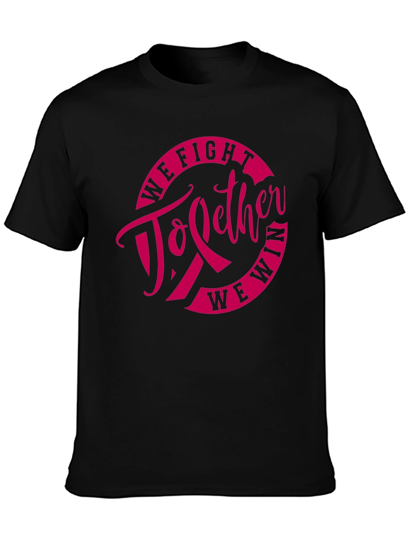 We Fight Together to Win Breast Cancer Awareness T-Shirt