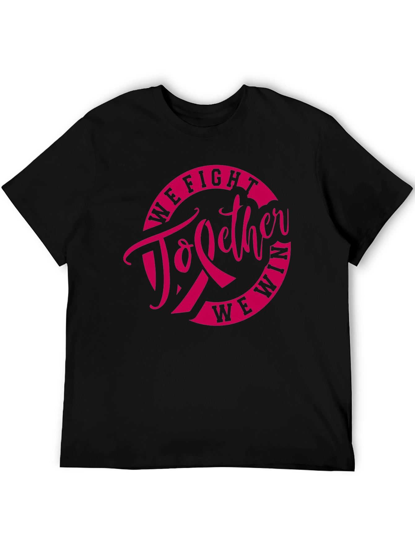 We Fight Together to Win Breast Cancer Awareness T-Shirt