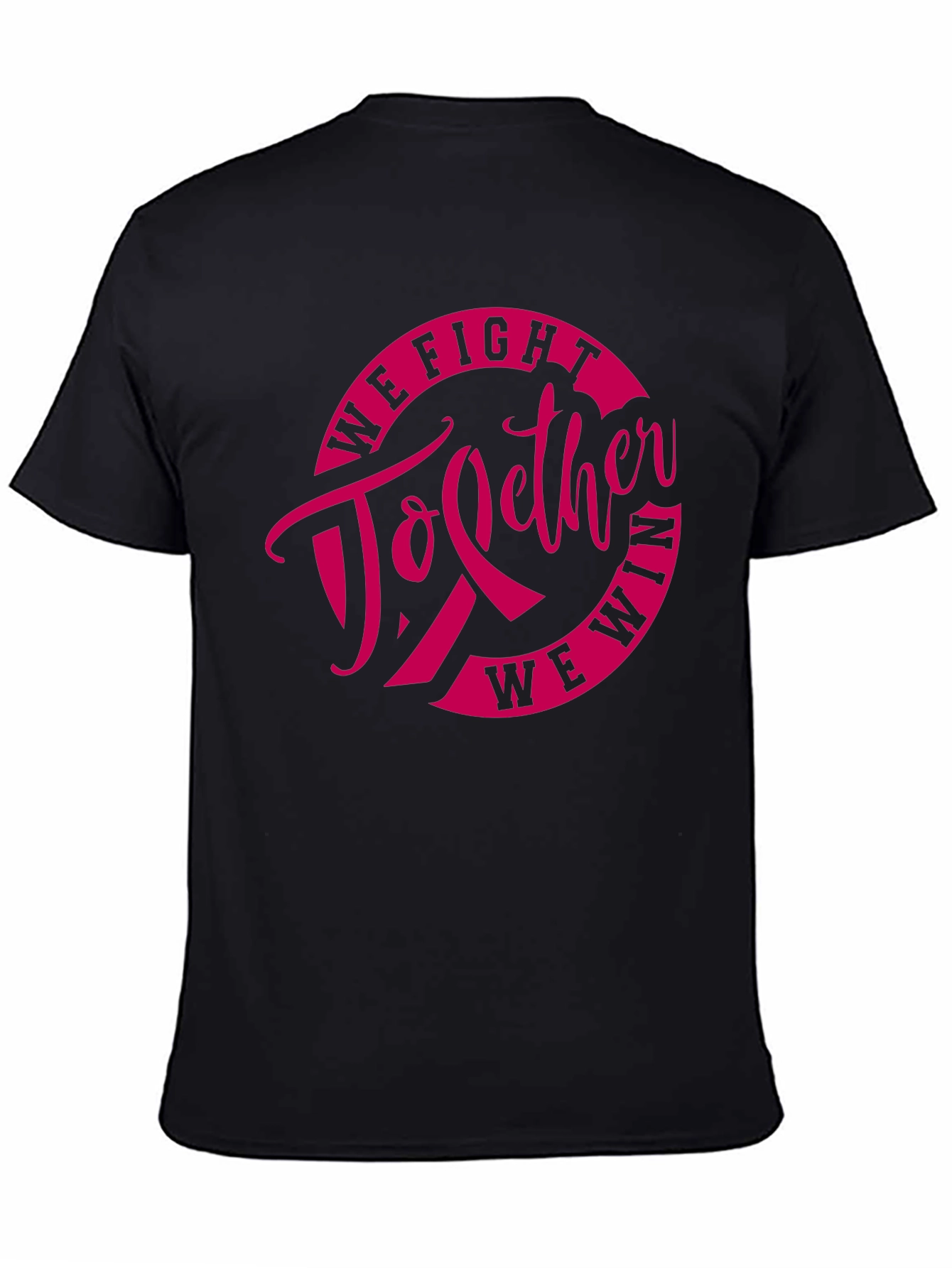 We Fight Together to Win Breast Cancer Awareness T-Shirt
