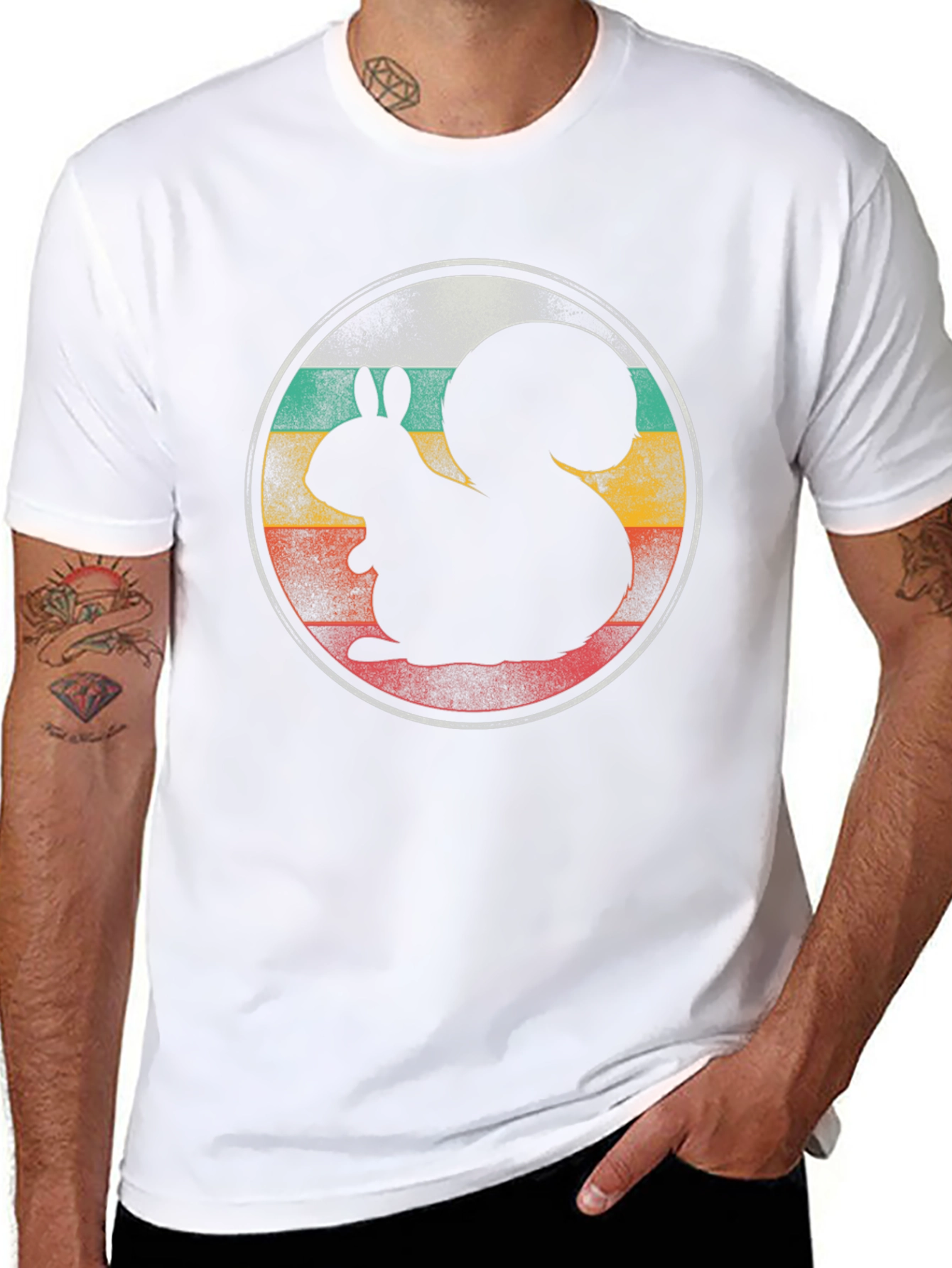 Retro Squirrel Graphic Tee