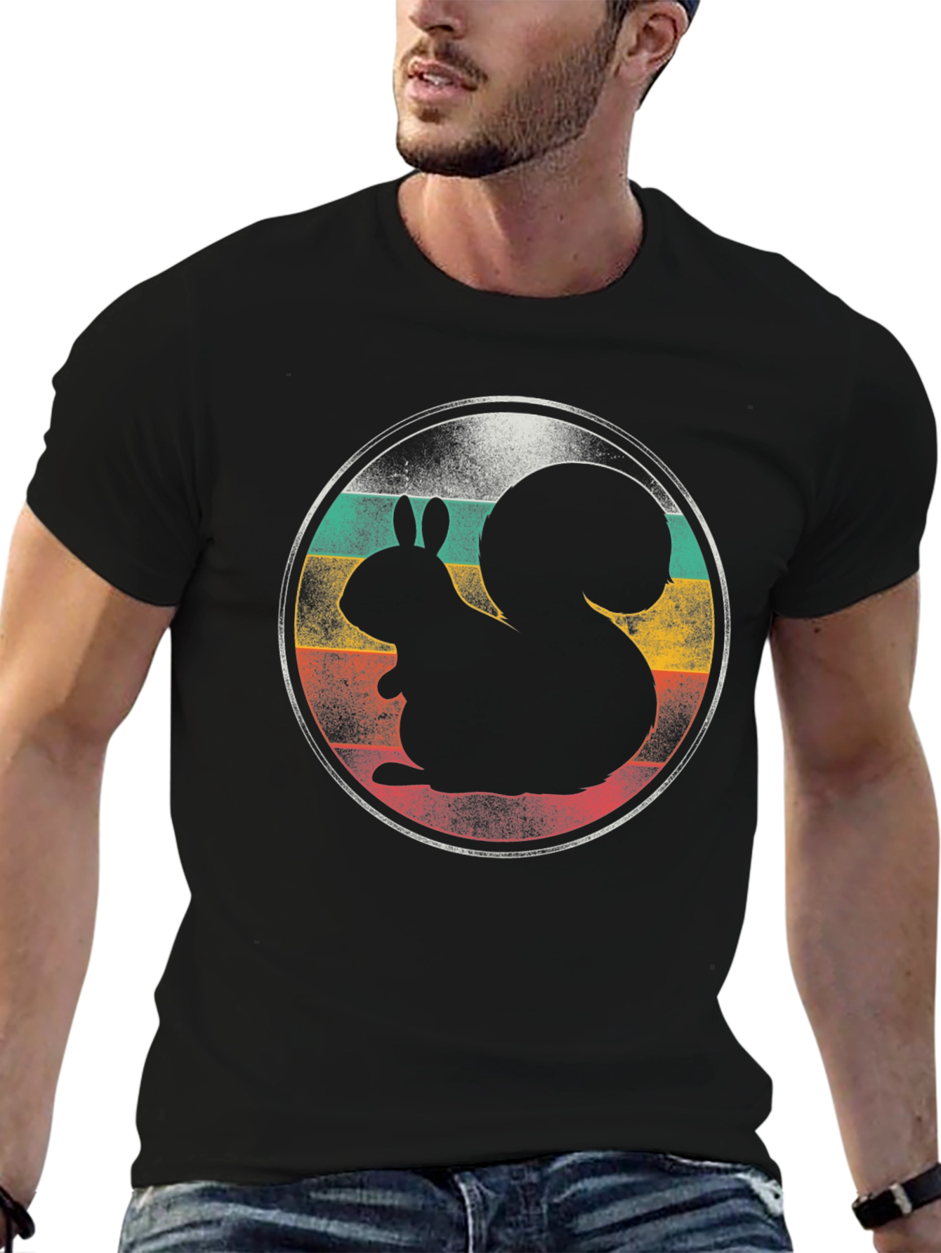 Retro Squirrel Graphic Tee