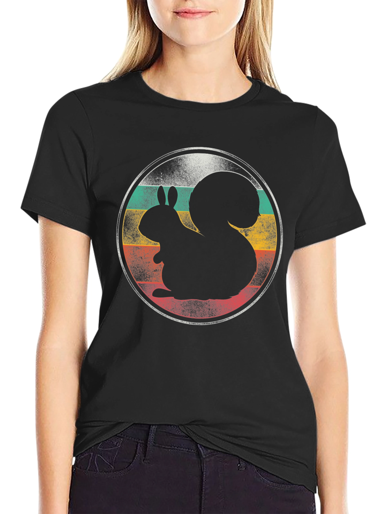 Retro Squirrel Graphic Tee