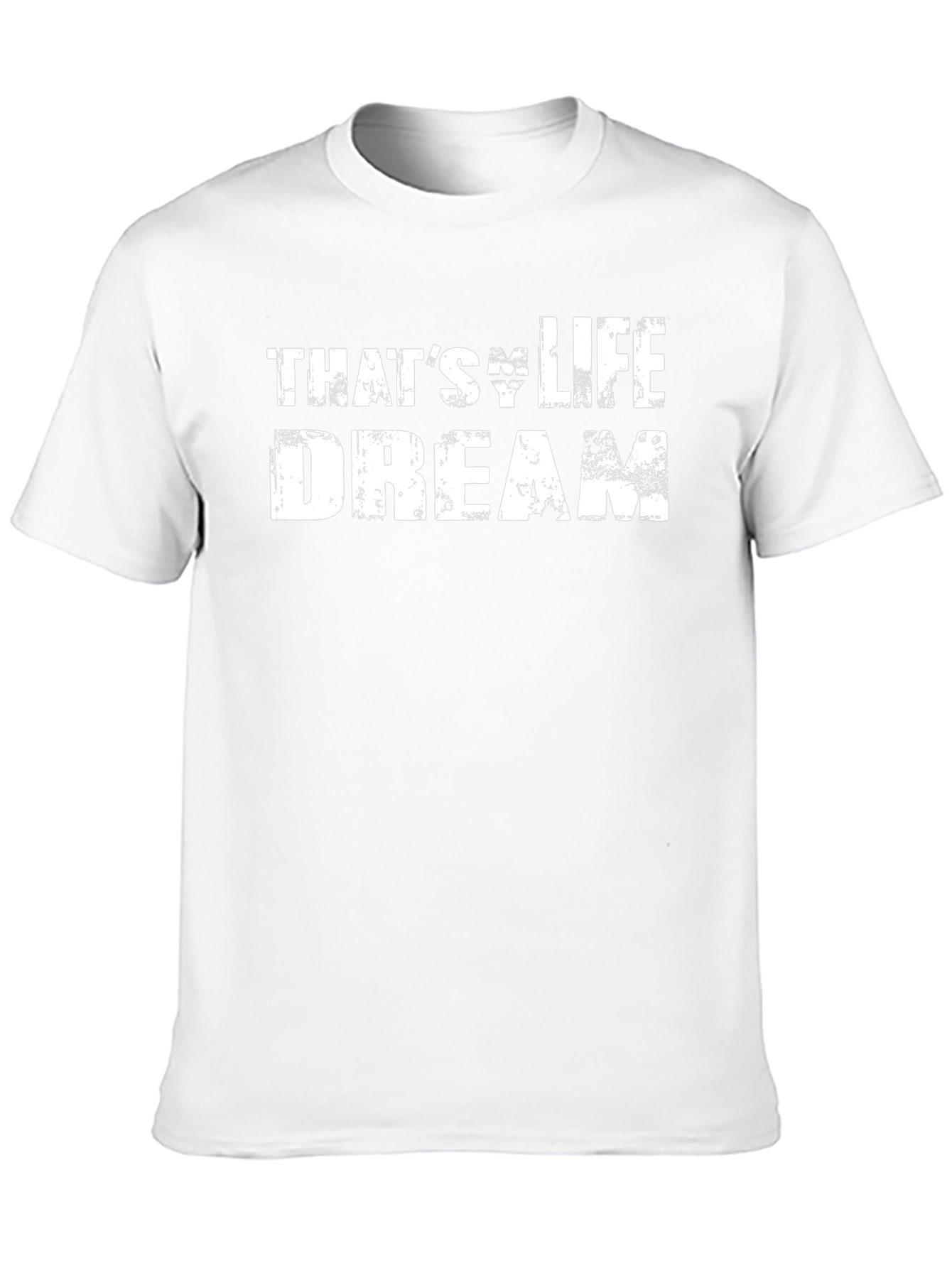 Thats Life Dream Graphic Tee - Mens Black T-Shirt
