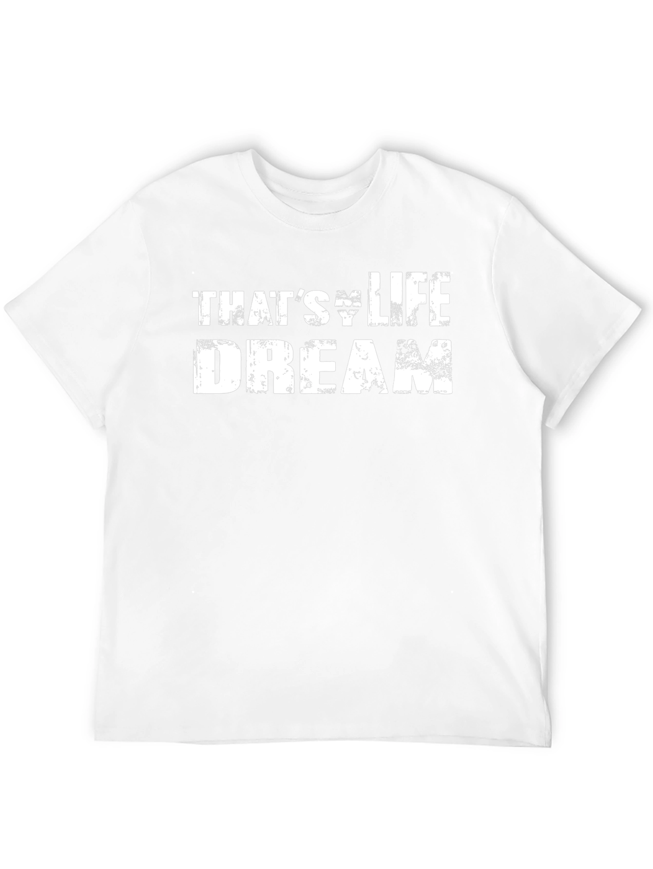 Thats Life Dream Graphic Tee - Mens Black T-Shirt