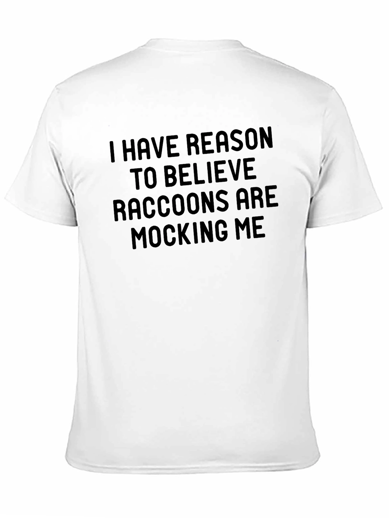Raccoon Mocking Funny Graphic T-Shirt